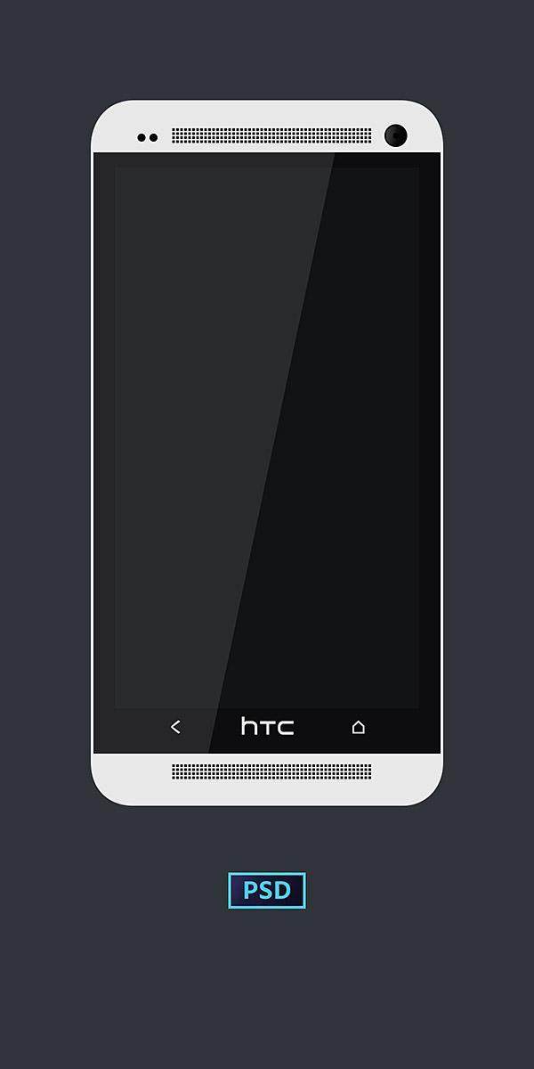 HTC手机模型分层素材