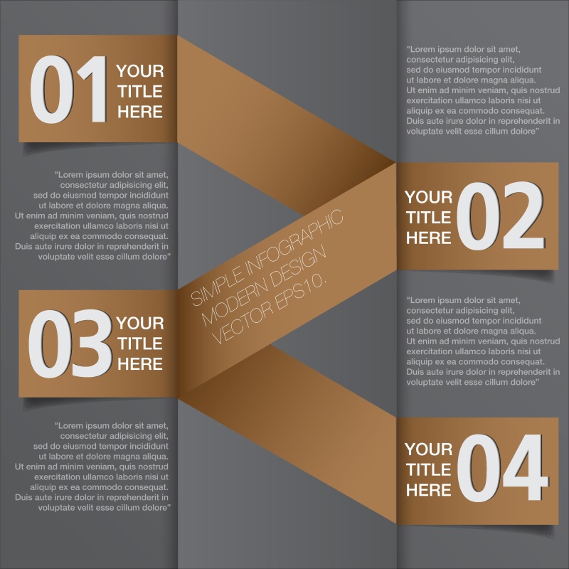 数字横幅信息图形的现代设计24