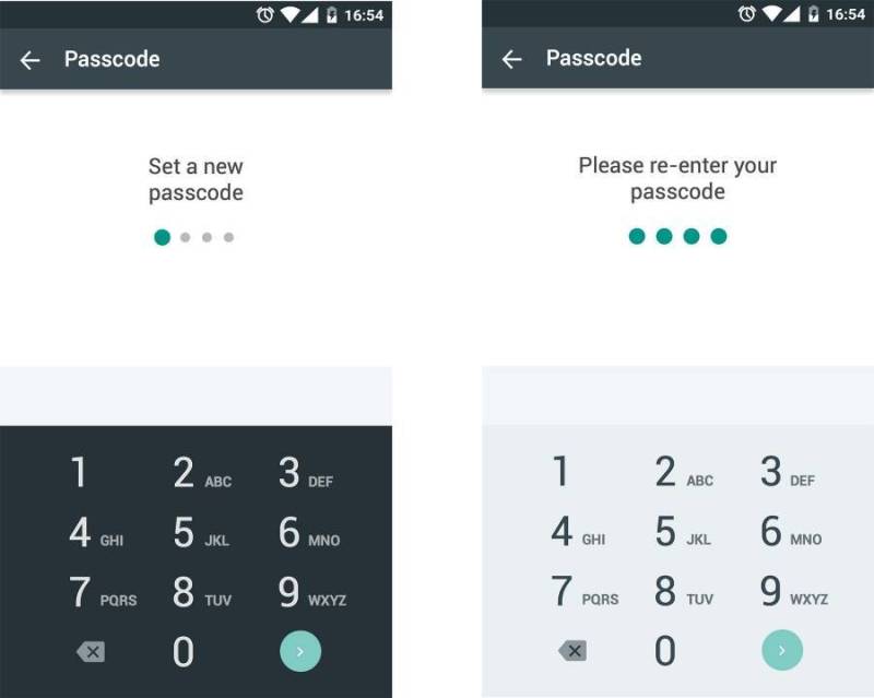 Material Design Number Pad