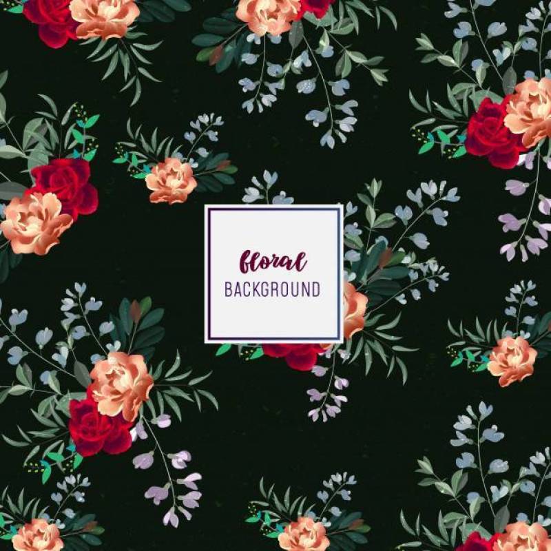 花卉图案背景