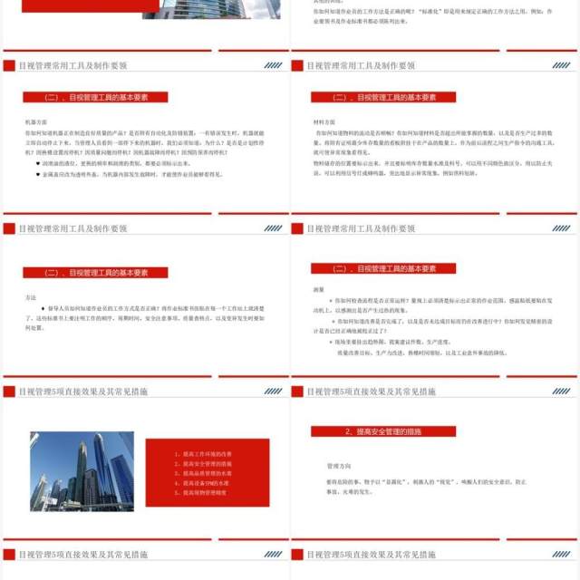 红色精益生产现场管理和改善PPT模板 红色精益生产现场管理和改善PPT模板