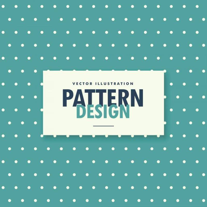 蓝色复古彩色波尔卡背景