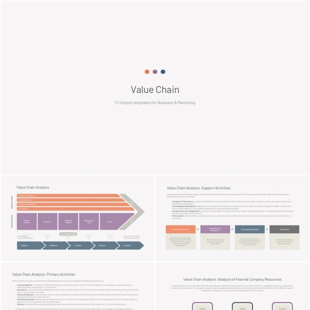 价值链信息图PPT模板素材Value chain 价值链信息图PPT模板素材Value chain