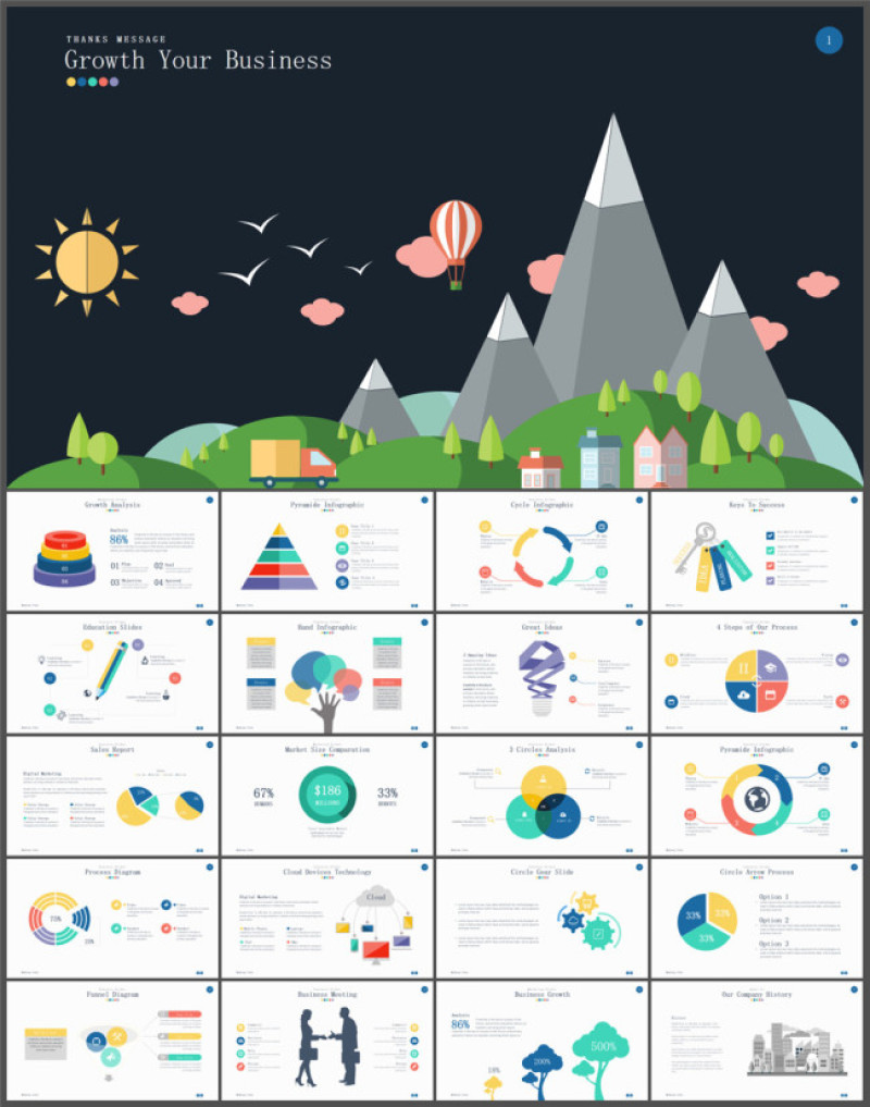 信息图表ppt制作