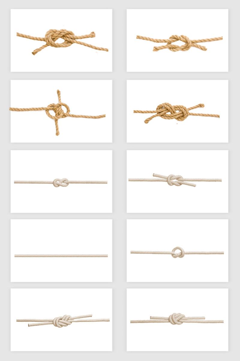 高清免抠真实绳子素材