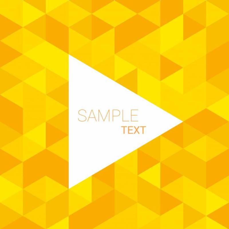 黄色三角形图案