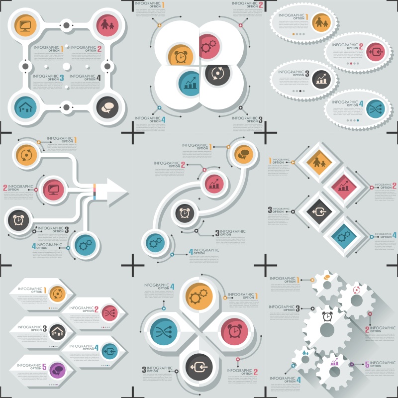 信息图形集合12424