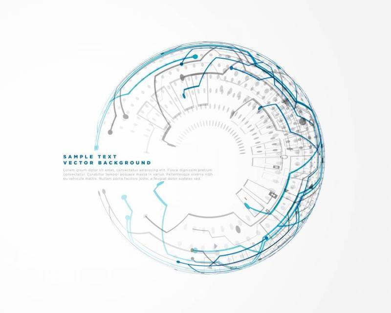 数字技术背景与高科技网络线路