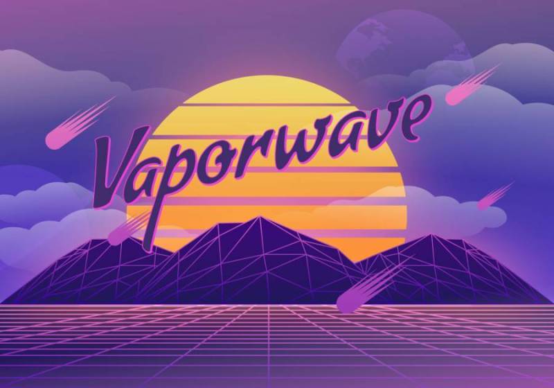 Vaporwave背景图