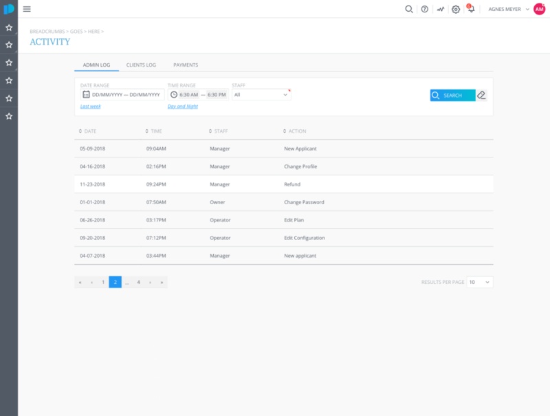 数据表用于Sketch。，管理员数据表的快速原型设计UI工具包