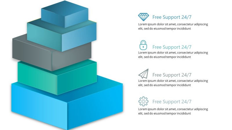 蓝色商务人物PPT图表-26