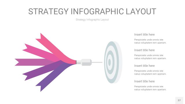 粉紫色战略计划统筹PPT信息图27