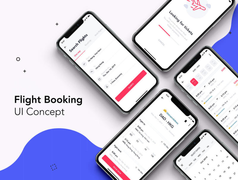 EasyGo - 适用于Iphone X，EasyGo的旅行应用UI工具包 - Travel App UI Kit