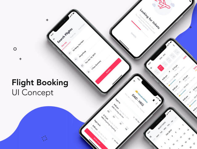 EasyGo - 适用于Iphone X，EasyGo的旅行应用UI工具包 - Travel App UI Kit