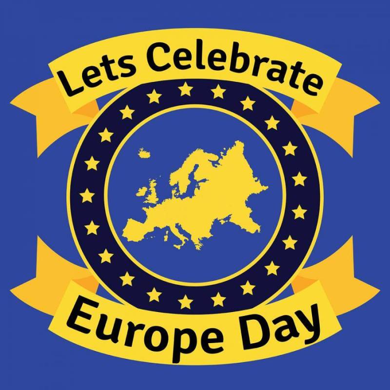 欧洲天矢量背景