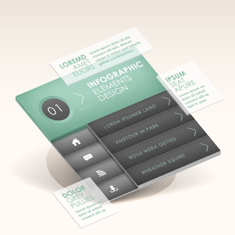 信息矢量图集4621