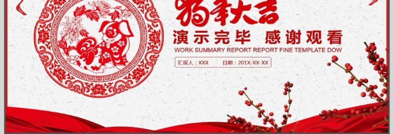 年终总结汇报动态PPT