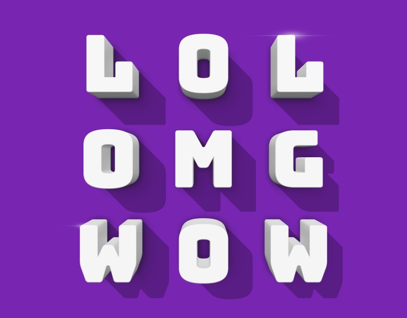 3d制作文本艺术字体效果样式PSD素材