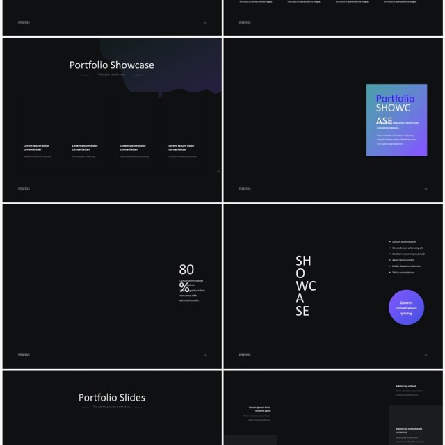 深色公司项目商业计划报告PPT模板素材可插图Impress Dark 深色公司项目商业计划报告PPT模板素材可插图Impress Dark