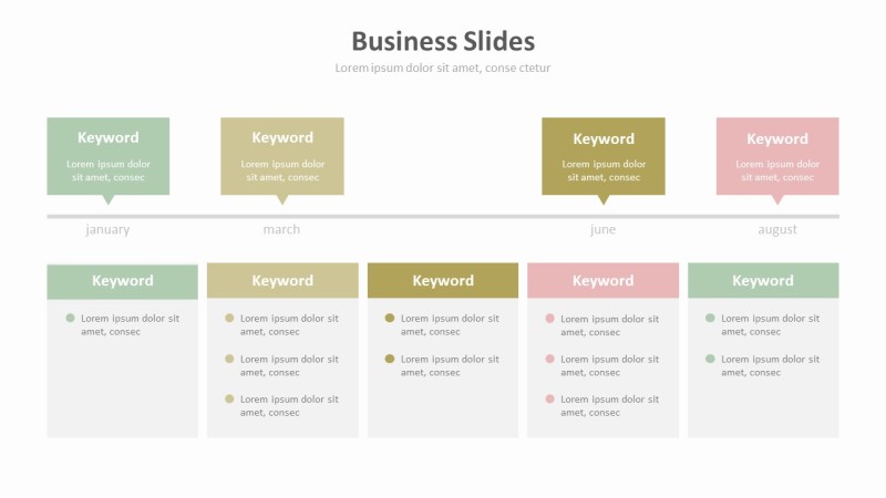 组织架构时间轴PPT信息可视化图表7