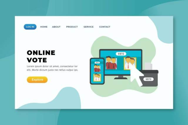 在线投票xd psd ai矢量登陆页面UI界面插画设计online vote xd psd ai vector landing page 在线投票xd psd ai矢量登陆页面UI界面插画设计online vote xd psd ai vector landing page