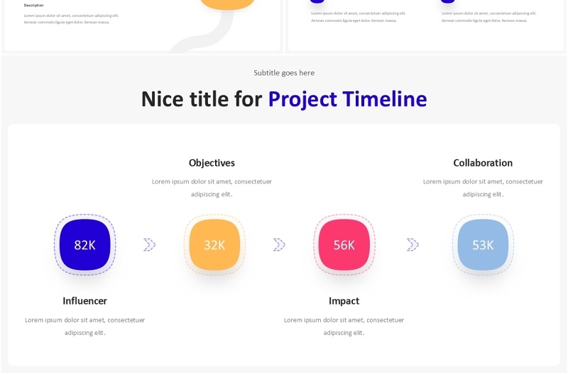 项目时间表信息图表PPT模板Project Timeline Infographic