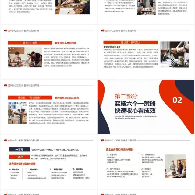 企业节后员工收心会动态PPT模板 企业节后员工收心会动态PPT模板