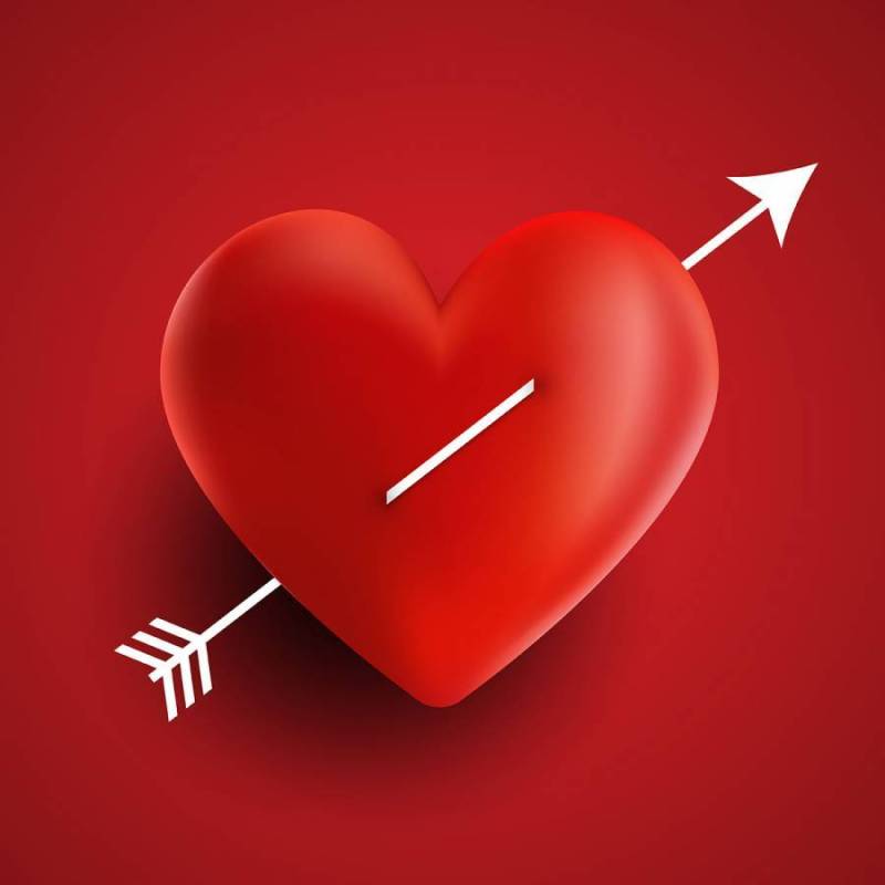 情人节的心脏背景