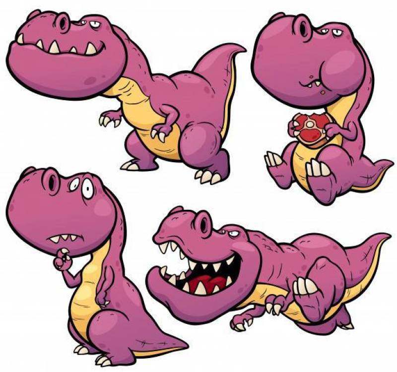 Dinosaur Cartoon Character