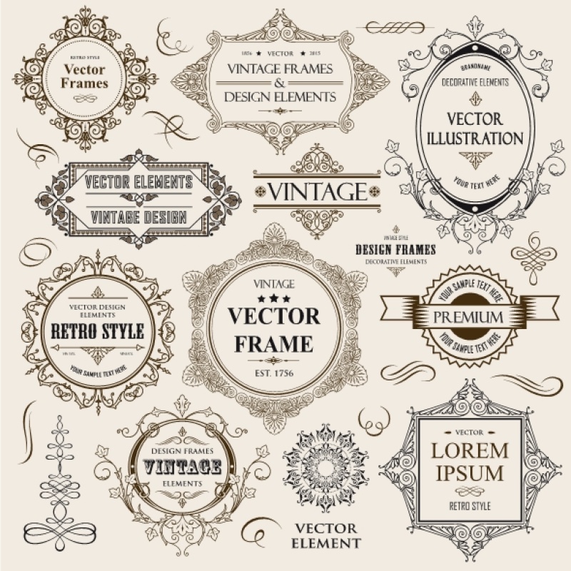 书画装饰设计元素4203