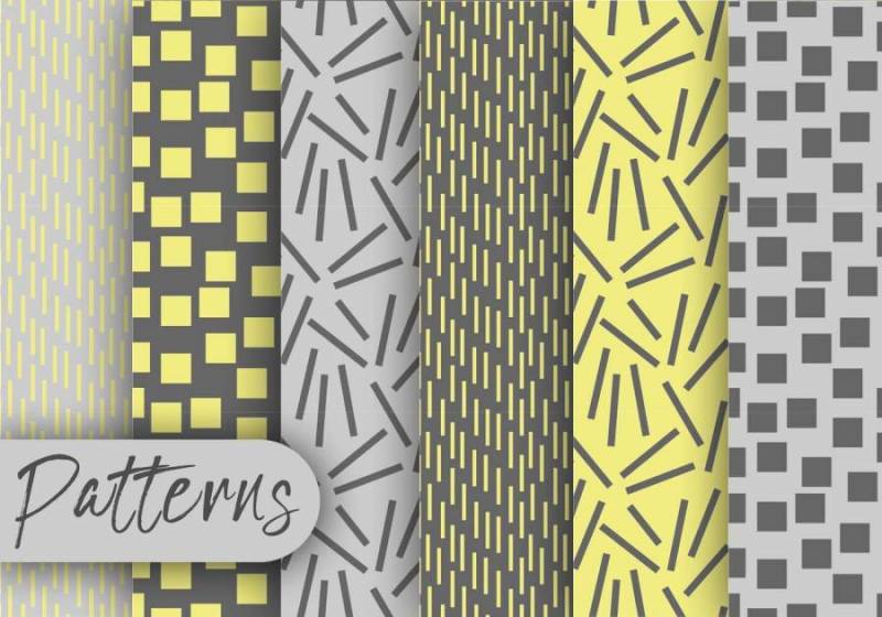 黄色灰色模式集