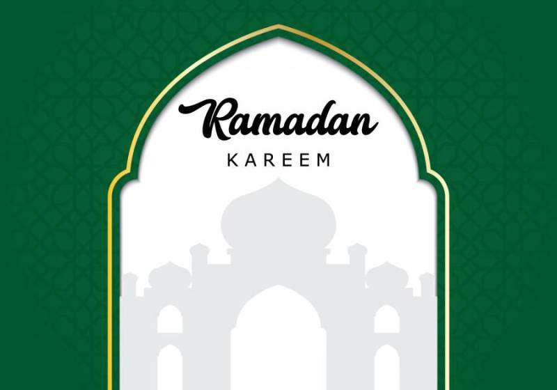 清真寺赖买丹月背景