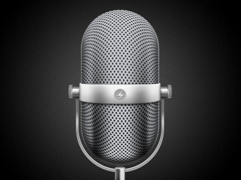精致麦克风&nbsp;-&nbsp;psd分层素材