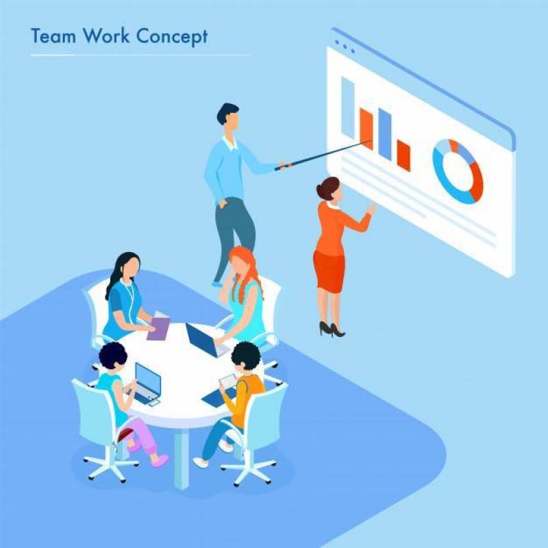 基于团队工作概念的响应式登陆页面