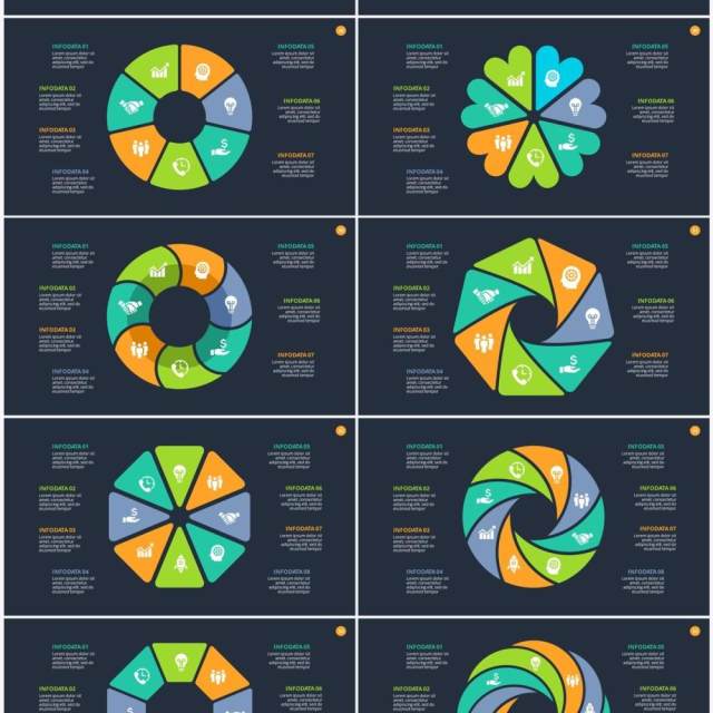 深色背景圆形循环关系PPT素材Cycle 深色背景圆形循环关系PPT素材Cycle
