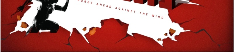 红色励志风破风前行季度总结报告PPT模板