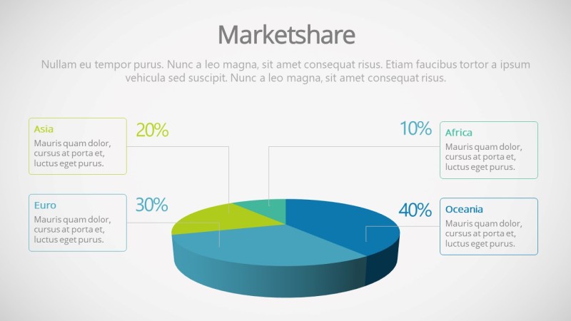 蓝色商务PPT信息可视化图表33