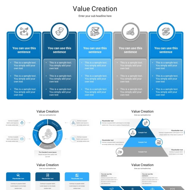 创造价值信息图PPT模板Value Creation 创造价值信息图PPT模板Value Creation