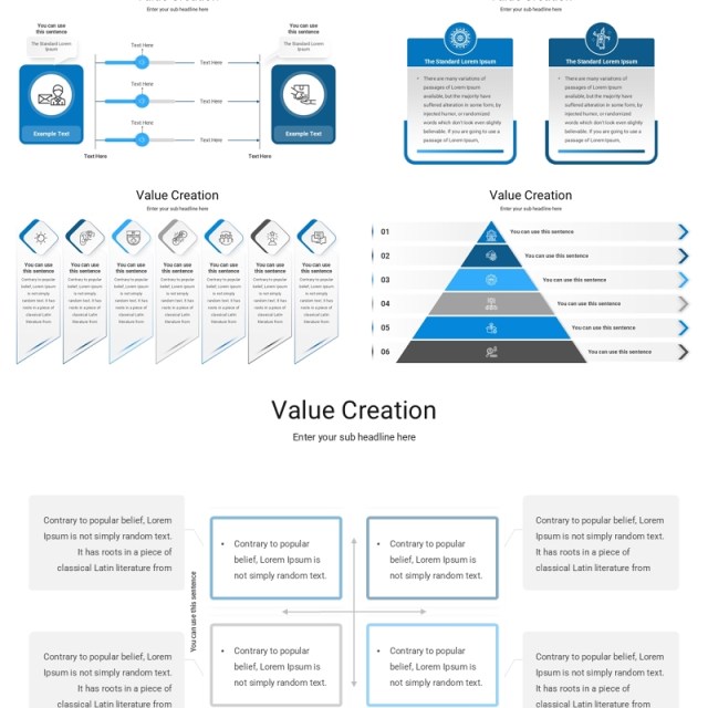 创造价值信息图PPT模板Value Creation 创造价值信息图PPT模板Value Creation