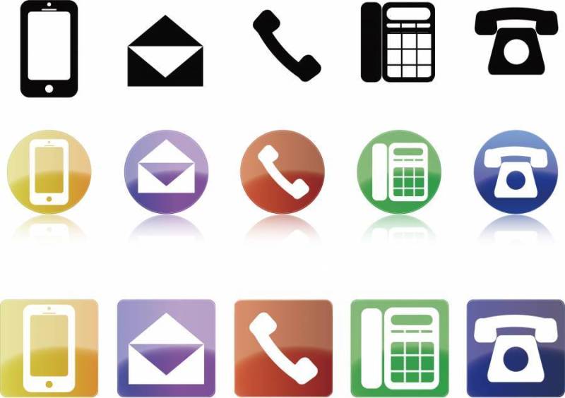电话类型图标集