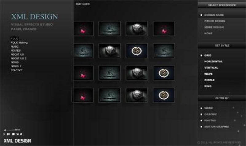 flash+xml全站模板(2)