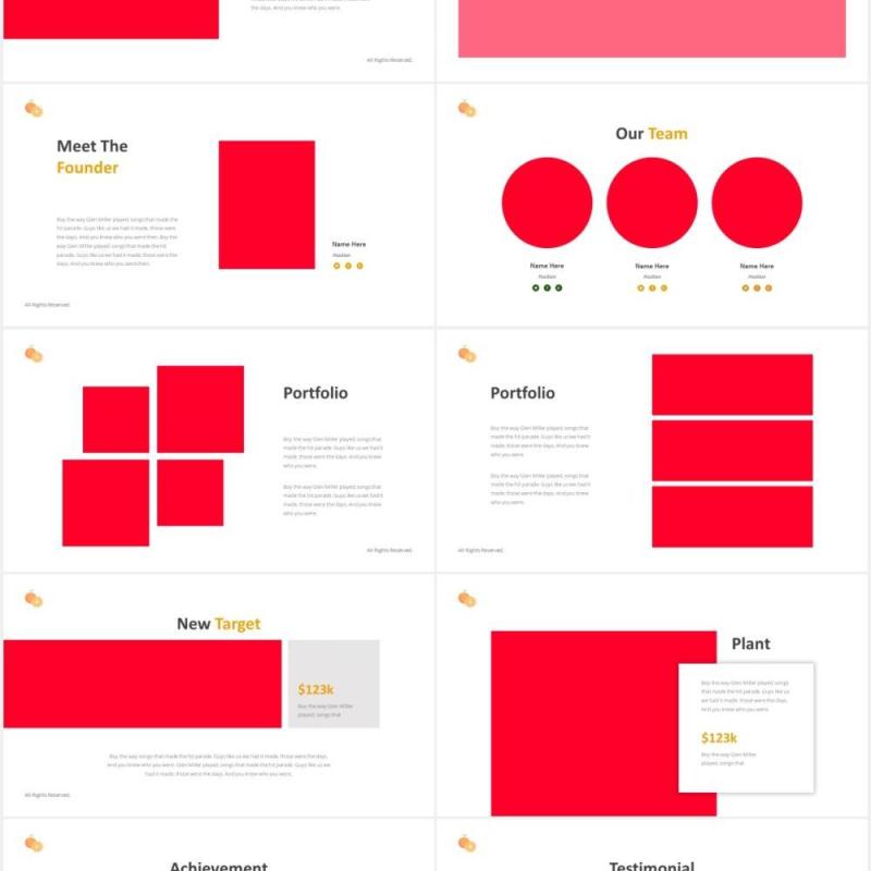 水果店PPT图片排版设计模板Fruit Store Powerpoint Template