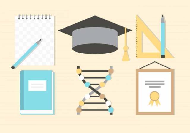  回到学校矢量元素