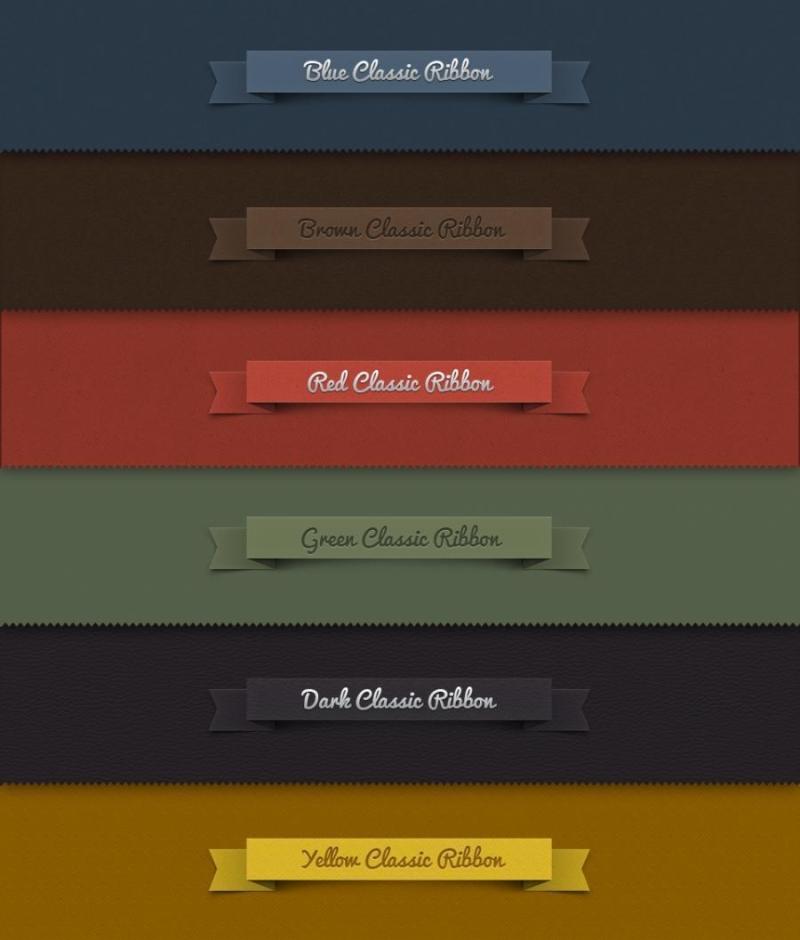 BOZ-经典复古导航PSD分层