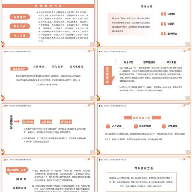 橙色简约开辟新境界实现新飞跃PPT模板