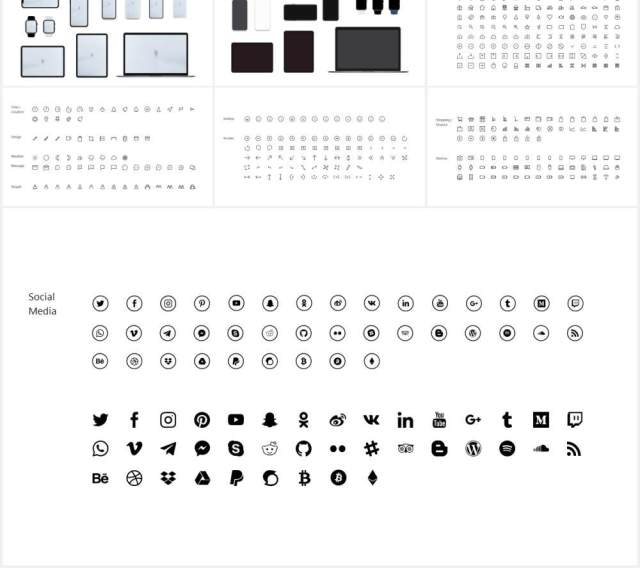 简洁摄影作品集图文展示宣传报告PPT模板SINA - Powerpoint Style Template