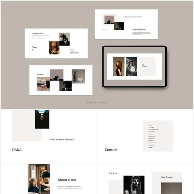 极简个人简历汇报图文展示PPT模板DONA - Media Press Kit Powerpoint Template 极简个人简历汇报图文展示PPT模板DONA - Media Press Kit Powerpoint Template