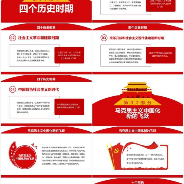 红色简约第三个历史决议学什么怎么学PPT模板 红色简约第三个历史决议学什么怎么学PPT模板