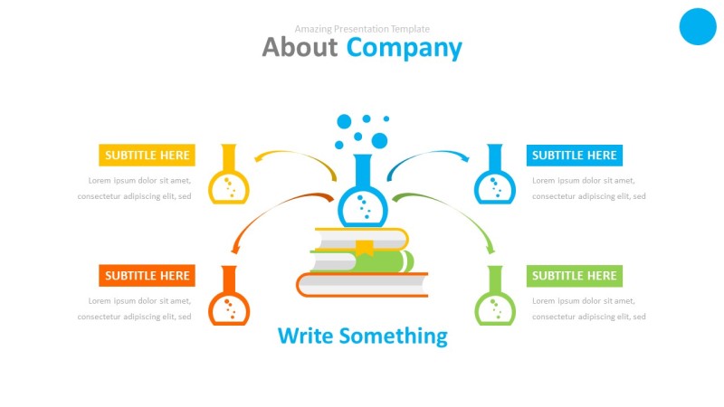 活力多彩PPT信息可视化图表6