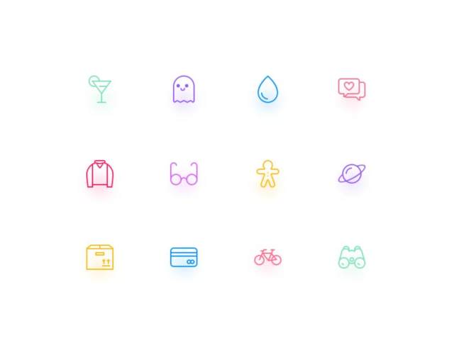 矢量图标设置有300多个图标,有彩色和黑色版本。,Pixicons 300+图标 矢量图标设置有300多个图标,有彩色和黑色版本。,Pixicons 300+图标